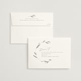 "Minimal Circle" - Save the Dates in Moss by Kelly Schmidt - FREE Recipient Addressing