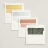 "Minimal Circle" - Save the Dates in Moss by Kelly Schmidt - Envelope Liner Options