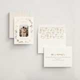 "Victorian Trellis" - Save the Dates in Gold Summer by Erin L. Wilson - Assembled