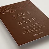 "Shining Florals" - Save the Dates in Mahogany by frau brandt - Detail