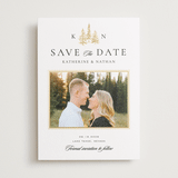 "Gilded Forest" - Save the Dates in Snow by Stacy Maalouf - Front