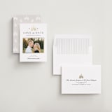 "Gilded Forest" - Save the Dates in Snow by Stacy Maalouf - Assembled