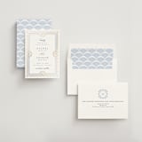 "Aurelia" - Save the Dates in Dusty Blue by Janean Hinger - Assembled