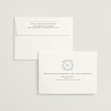 "Aurelia" - Save the Dates in Dusty Blue by Janean Hinger - FREE Recipient Addressing