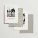 "Asahi" - Save the Dates in Ash by Jelena Vuletic - Back of Card Options