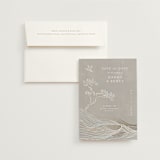 "Asahi" - Save the Dates in Ash by Jelena Vuletic - Save the Date with Envelope