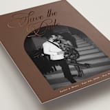 "Playbill" - Save the Dates in Nutmeg by Morgan Kendall - Detail