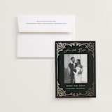 "Majesty" - Save the Dates in Onyx by Nicoletta Savod - Save the Date with Envelope