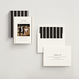 "Side Stripe" - Save the Dates in Pearl by Nicole Walsh - Assembled
