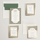 "Kareem" - Save the Dates in Evergreen by Oma N. Ramkhelawan - Matching Invitation Suite