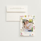 "Bright Garden" - Save the Dates in Garden by Yaling Hou Suzuki - Save the Date with Envelope