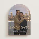 "deco arch" - Save the Dates in Cloud by silverscreen studio - Front