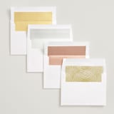 "deco arch" - Save the Dates in Cloud by silverscreen studio - Envelope Liner Options