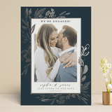 "Our Day" - Save the Dates in Navy by Susan Moyal - Front