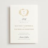 "Heritage" - Save the Dates in Honeysuckle by Leah Bisch - Front