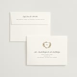 "Heritage" - Save the Dates in Honeysuckle by Leah Bisch - FREE Recipient Addressing