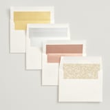 "Heritage" - Save the Dates in Honeysuckle by Leah Bisch - Envelope Liner Options