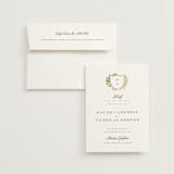 "Heritage" - Save the Dates in Honeysuckle by Leah Bisch - Save the Date with Envelope