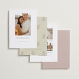 "French Train" - Save the Dates in Rose by Ani Somi - Back of Card Options