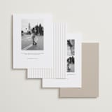 "Monogram Script" - Save the Dates in Silk by Kelly Schmidt - Back of Card Options