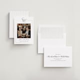 "Monogram Script" - Save the Dates in Silk by Kelly Schmidt - Assembled