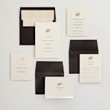 "Simple Seashell" - Save the Dates in Sand by Hannah Bowman - Matching Invitation Suite