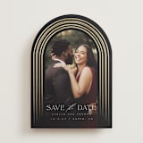 "Love Always" - Save the Dates in Tuxedo by Leah Bisch - Front