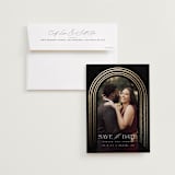 "Love Always" - Save the Dates in Tuxedo by Leah Bisch - Save the Date with Envelope