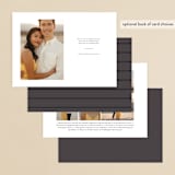"Modern bar" - Save the Dates in Paper by Stacey Meacham - Back of Card Options