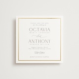 "Regal" - Save the Dates in Porcelain by Nicole Walsh - Front