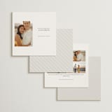 "Regal" - Save the Dates in Sandstone by Nicole Walsh - Back of Card Options