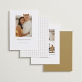 "Fairytale" - Save the Dates in Snow by Ana de Sousa - Back of Card Options