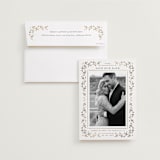 "Fairytale" - Save the Dates in Snow by Ana de Sousa - Save the Date with Envelope