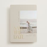 "Savoy" - Save the Dates in Sand by Robert and Stella - Front