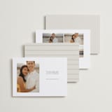 "Brighton" - Save the Dates in Cotton by Robert and Stella - Back of Card Options