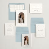 "Arch" - Save the Dates in Silk by Kelly Schmidt - Matching Invitation Suite