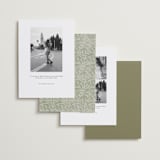 "Vine Wrap" - Save the Dates in Fern by Jen Owens - Back of Card Options