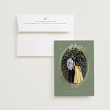 "Vine Wrap" - Save the Dates in Fern by Jen Owens - Save the Date with Envelope