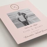 "Scallop Monogram" - Save the Dates in Rose Quartz by Emily Betts - Detail