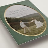 "Vintage Oval" - Save the Dates in Rosemary by Emily Betts - Detail