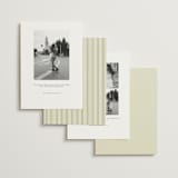 "Honeybee" - Save the Dates in Cream by Jennifer Lew - Back of Card Options