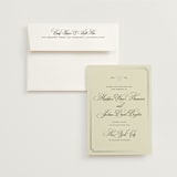 "Honeybee" - Save the Dates in Cream by Jennifer Lew - Save the Date with Envelope