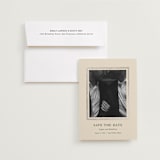 "Cove" - Save the Dates in Sand by Jennifer Lew - Save the Date with Envelope