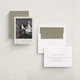 "silk" - Save the Dates in Linen by Pippa Shaw - Assembled