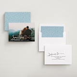 "Stylish Script" - Save the Dates in Winter by Hooray Creative - Assembled