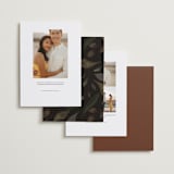 "Wild Love" - Save the Dates in Latte by Susan Moyal - Back of Card Options