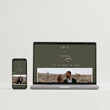 "Wild Love" - Save the Dates in Latte by Susan Moyal - FREE Wedding Website