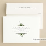 "Diamante" - Save the Dates in Forest by Leah Bisch - FREE Recipient Addressing