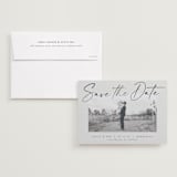 "Flash Dance" - Save the Dates in Ash by AK Graphics - Save the Date with Envelope