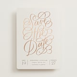 "Formality" - Save the Dates in Creme Puff by Erin L. Wilson - Front